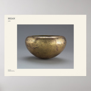 Heian Japanese Alms Bowl Art Poster