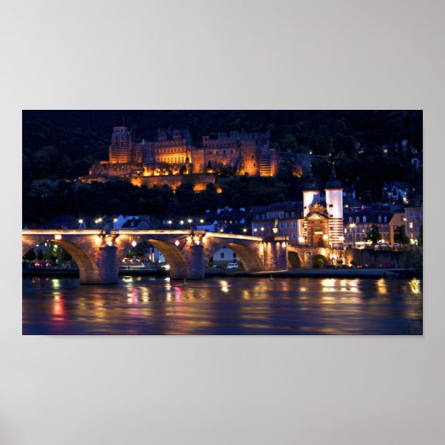 Heidelberg at Night Print (Front)