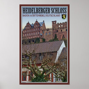 Heidelberg - Castle from Below Poster
