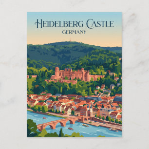 Heidelberg Castle Germany Postcard