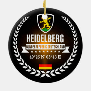 Heidelberg Ceramic Ornament