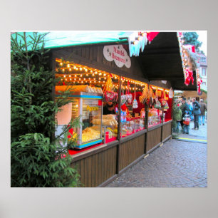 Heidelberg Christmas Market, Christmas stable Poster