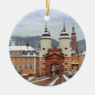 Heidelberg, Germany Ceramic Tree Decoration