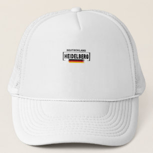 Heidelberg Germany Germany German Flag Trucker Hat
