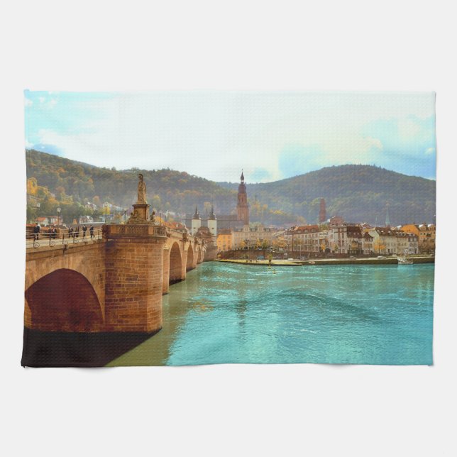 Heidelberg, Germany Tea Towel (Horizontal)