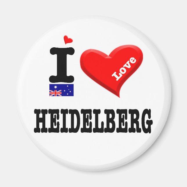 HEIDELBERG - I Love Magnet (Front)