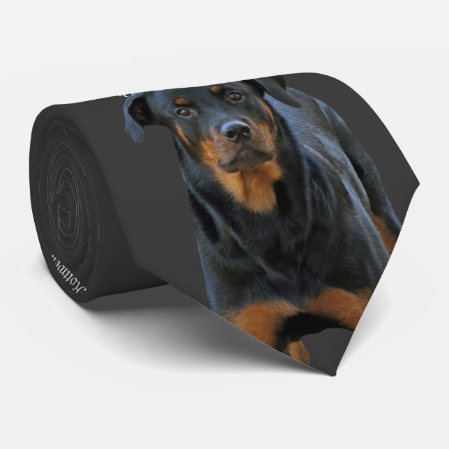 Heidi Rottweiler Tie (Rolled)