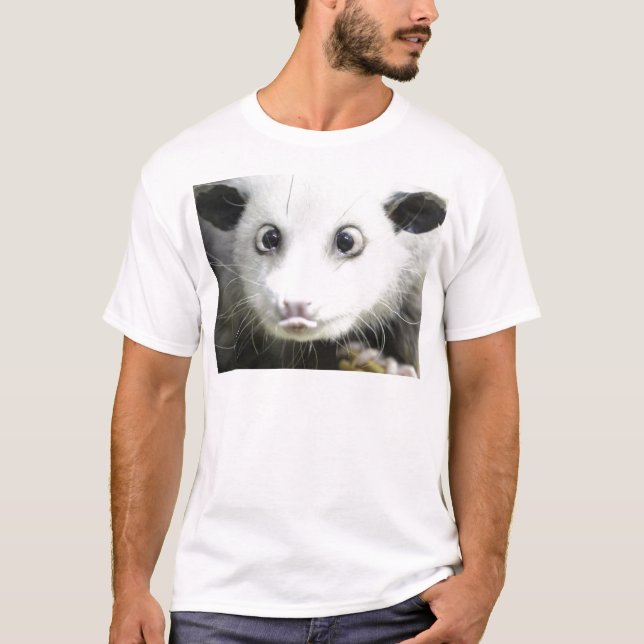 Heidi The Cross Eyed Opossum T-Shirt (Front)