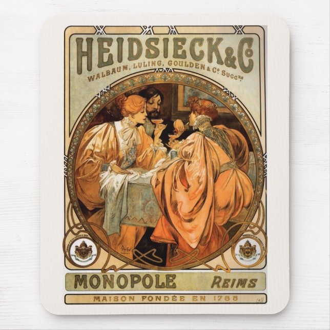 Heidsieck And Co. Mouse Pad (Front)