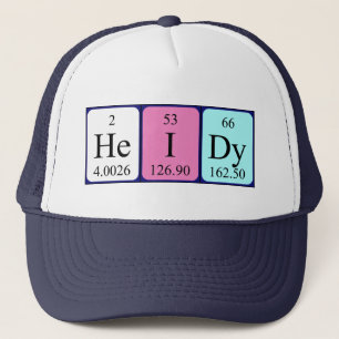 Heidy periodic table name hat