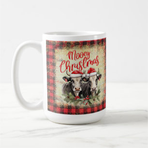 Heifer Cow Christmas Mug, Mooey Christmas Cup