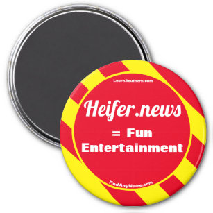 Heifer.news = Fun Entertainment Magnet