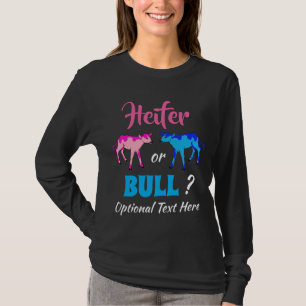 Heifer orBull Farm Style Gender Reveal T-Shirt