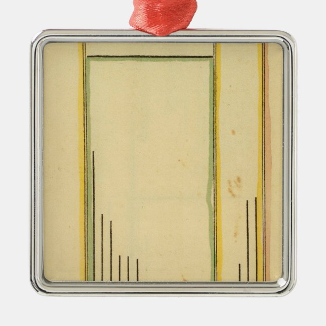 Heights mountains metal tree decoration (Front)