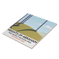 Heights of Abraham Peak District Rail poster
