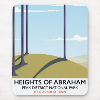 Heights of Abraham Peak District Rail poster Mouse Pad