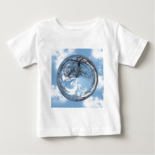 Heights of Heaven with  tree, clouds , sky, bubble Baby T-Shirt