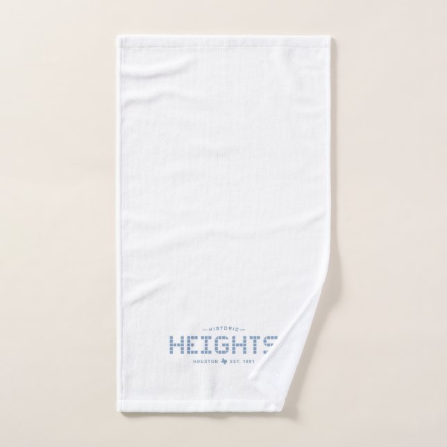 Heights Tile, Blue Tile, Houston Heights Hand Towel (Hand Towel)