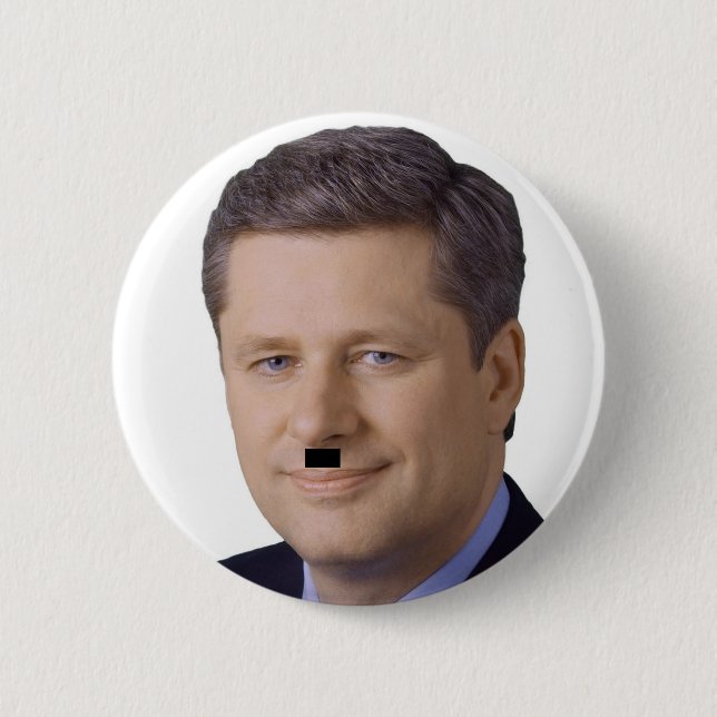 HEIL HARPER! 6 CM ROUND BADGE (Front)