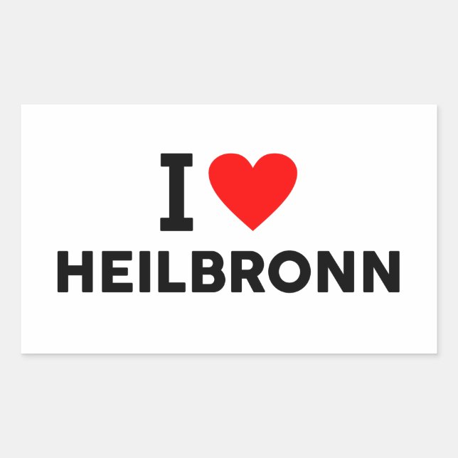 Heilbronn Germany Rectangular Sticker (Front)