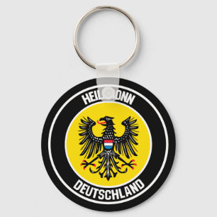 Heilbronn Round Emblem Key Ring