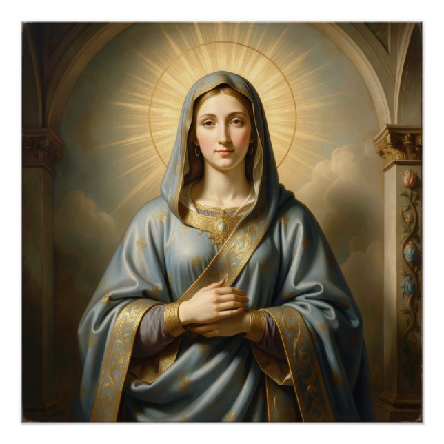 Heilige Mutter Gottes – Göttliche Liebe & Schutz´1 Poster (Front)