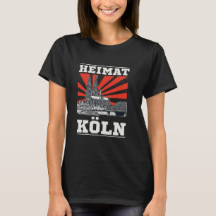 Heimat Cologne Design with Rhine and Cologne Cathe T-Shirt