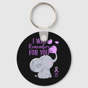 Heimer Awareness I Will Remember For You End Key Ring