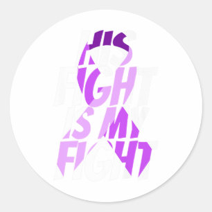 Heimer Ribbon Heimer Disease Awareness Premium _1 Classic Round Sticker