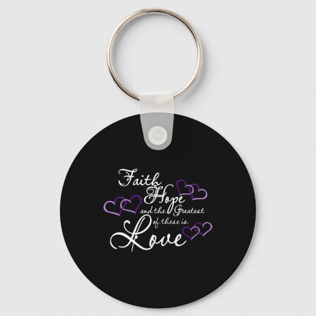 Heimerheimer Awareness 6  Key Ring (Front)