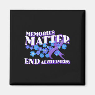 Heimerheimer Awareness And Gifts Purple Ribbon And Magnet