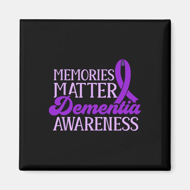 Heimerheimer Awareness Dementia Awareness End Heim Magnet (Front)