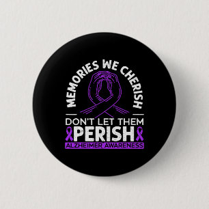 Heimerheimer Awareness Dementia Memory 6 Cm Round Badge