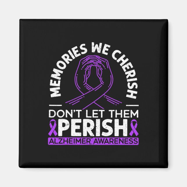 Heimerheimer Awareness Dementia Memory  Magnet (Front)