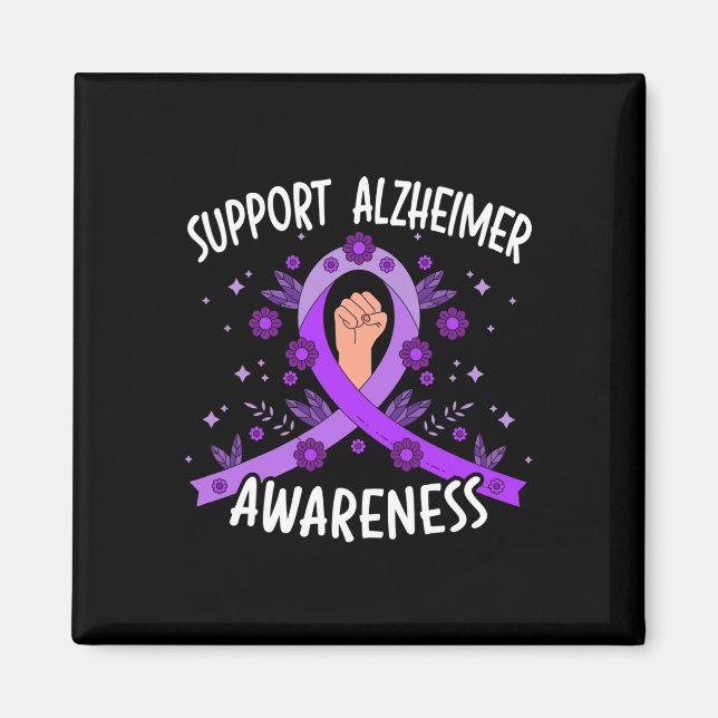 Heimerheimer Awareness Dementia Support 3  Magnet (Front)
