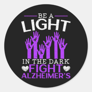 Heimerheimer Awareness Dementia Support 5 Classic Round Sticker