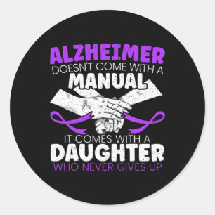 Heimerheimer Awareness Dementia Support Classic Round Sticker
