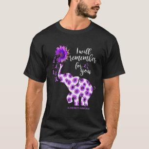 Heimerheimer Awareness Elephant Your Ttle Is My Tt T-Shirt