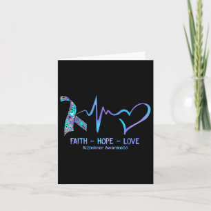 Heimerheimer Awareness Faith - Hope - Love Card