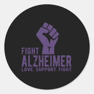 Heimerheimer Awareness For Men Classic Round Sticker