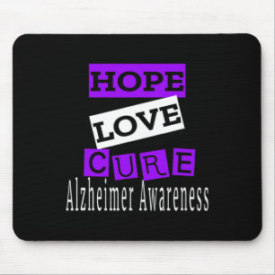 Heimerheimer Awareness Hope Love Cure Mouse Pad