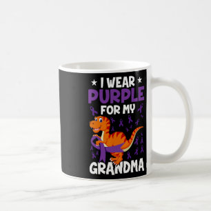Heimerheimer Awareness I Wear Purple For My Grandm Coffee Mug