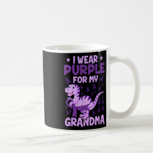 Heimerheimer Awareness I Wear Purple For My Grandm Coffee Mug