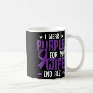Heimerheimer Awareness I Wear Purple For My Wife E Coffee Mug