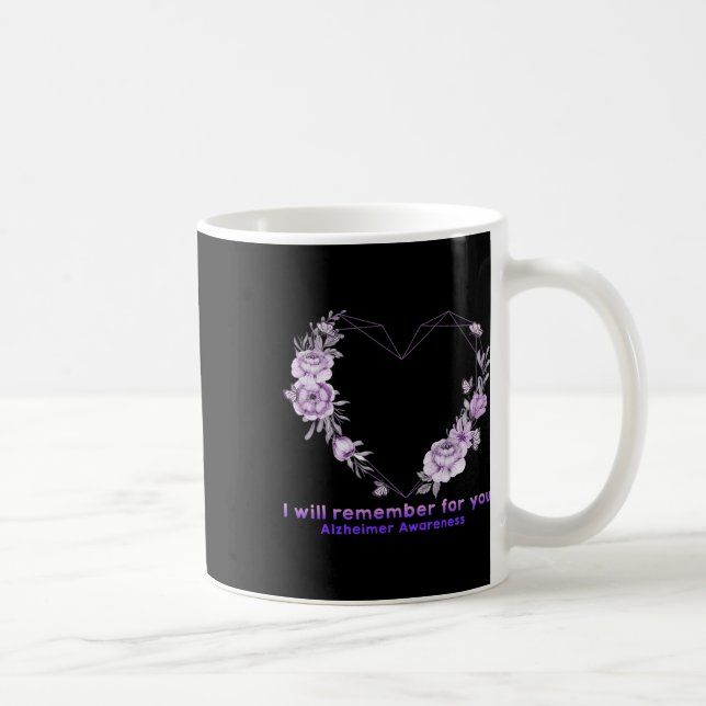 Heimerheimer Awareness I Will Remember For You Flo Coffee Mug (Right)