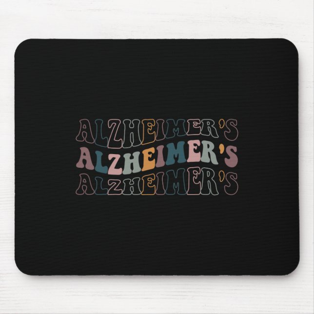 Heimerheimer' Awareness Love Never Forgets 1  Mouse Pad (Front)