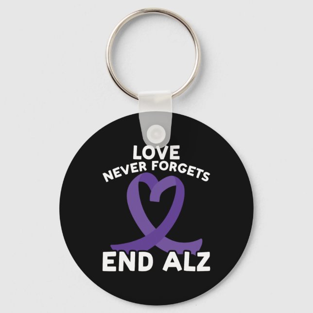 Heimerheimer Awareness Love Never Forgets End Heim Key Ring (Front)