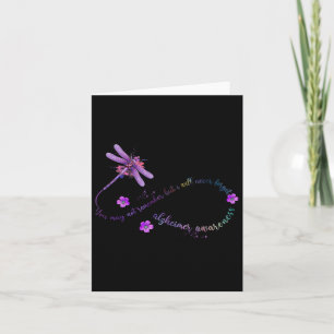 Heimerheimer Awareness Month Dragonfly Remember Wo Card