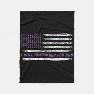 Heimerheimer Awareness Month I Endheimer Purple Ri Fleece Blanket