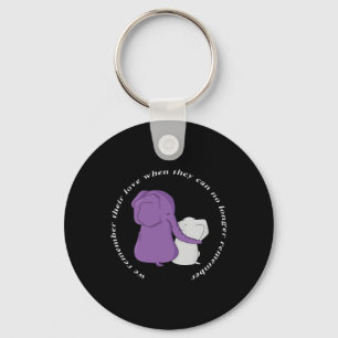 Heimerheimer Awareness Month I Endheimer Purple Ri Key Ring